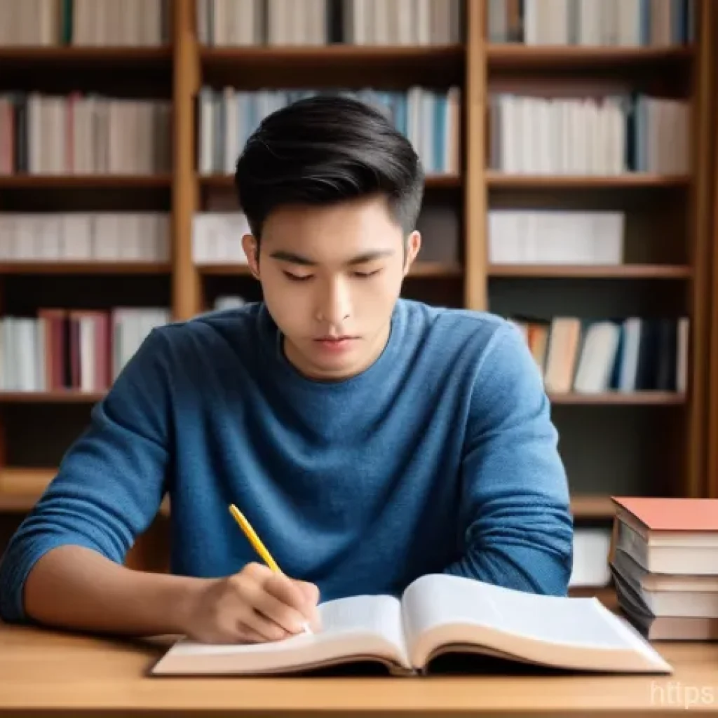 영어 능력 시험 전략 비교 - **Prompt**: A young adult (could be male or female, diverse ethnicity) sits thoughtfully at a modern...