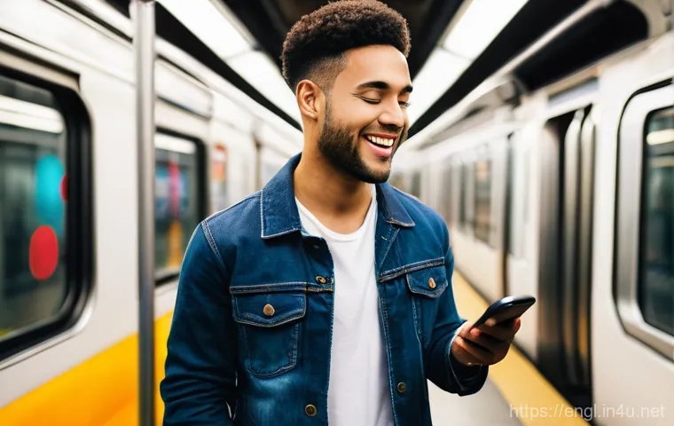 TOEIC 학습 어플 추천 - **AI Personalized TOEIC Study:** A young adult (20s, East Asian, wearing casual but stylish everyday...